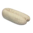 Scamp szoptatós párna univerzális pamut Beige Dots SZPE238