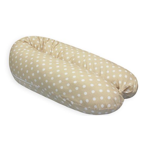 Scamp szoptatós párna univerzális pamut Beige Dots SZPE238