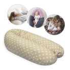 Scamp szoptatós párna univerzális pamut Beige Dots SZPE238