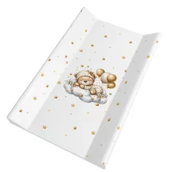 Color pelenkázó lap merev 2 oldalú 80x50cm Maci uni bézs