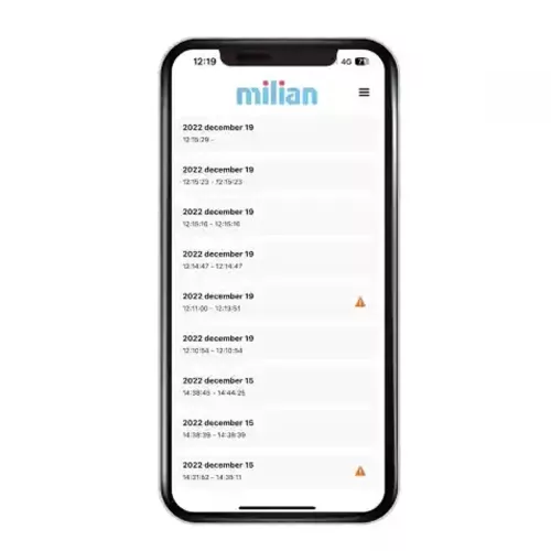 Milian légzésfigyelő Lite Bluetooth 2db érzékelőlappal