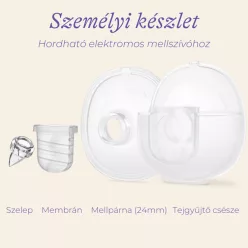   Lansinoh személyi készlet hordható elektromos mellszívóhoz