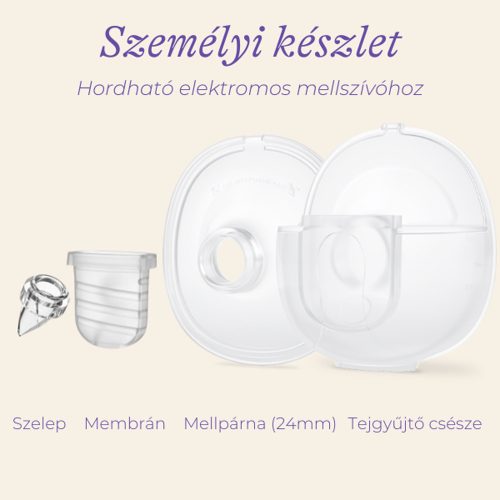 Lansinoh személyi készlet hordható elektromos mellszívóhoz