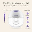 Lansinoh hordható mellszívó 4 fázisú egyes Soothies regeneráló mellpárnával szettben