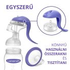 Lansinoh 2 fázisú kézi mellszívó Soothies regeneráló mellpárnával szettben
