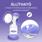 Lansinoh 2 fázisú kézi mellszívó Soothies regeneráló mellpárnával szettben