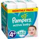 Pampers Active Baby pelenka 4+ Maxi+ méret 152 db