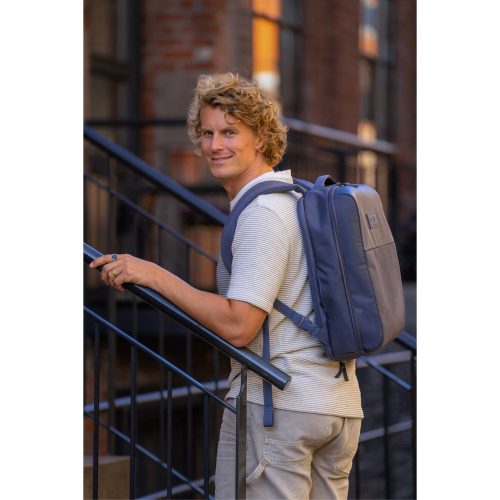 MiniMeis pelenkázó hátizsák és babarögzítő hám étkezőszékhez Hero G5 Dusk Blue