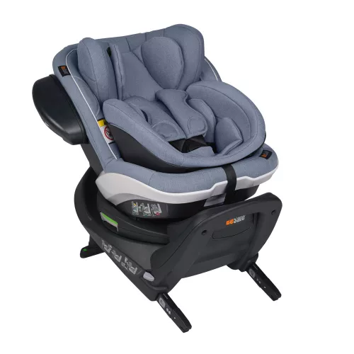 BeSafe gyerekülés iZi Twist B I-Size ISOfix 40-105 cm Cloud Mélange