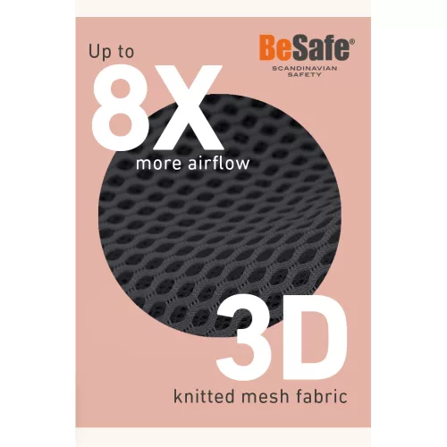 BeSafe gyerekülés iZi Turn i-Size ISOfix 61-105 cm Anthracite Mesh