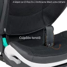 BeSafe gyerekülés iZi Flex FIX 2 i-Size ISOfix 100-150 cm Black Soft Breeze