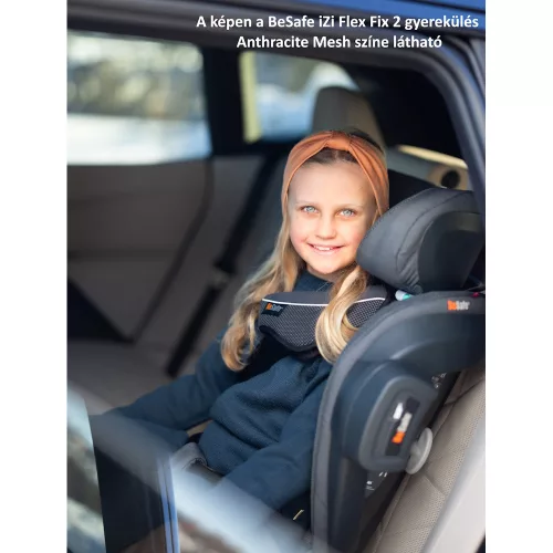 BeSafe gyerekülés iZi Flex FIX 2 i-Size ISOfix 100-150 cm Black Soft Breeze