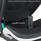 BeSafe gyerekülés iZi Flex FIX 2 i-Size ISOfix 100-150 cm Black Soft Breeze
