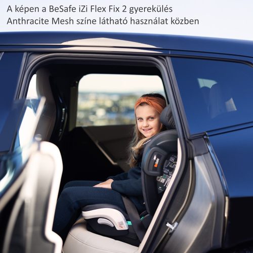BeSafe gyerekülés iZi Flex FIX 2 i-Size ISOfix 100-150 cm Black Soft Breeze