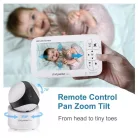 Babysense bébiőr kamerás V65