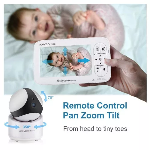Babysense bébiőr kamerás V65