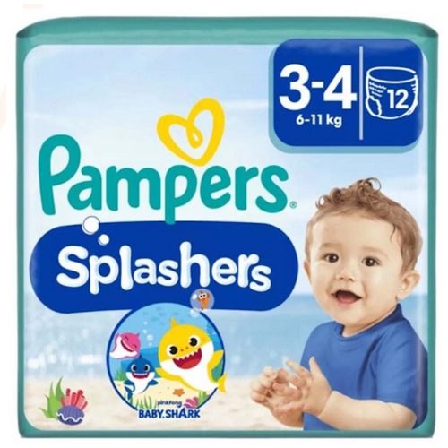 Pampers úszópelenka Splashers 3-4 12db 6-11kg 