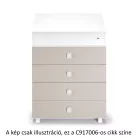 CAM fürdetőszekrény Asia bianca-grigio C918006-C265