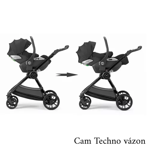 CAM hordozó Relax I-Size 40-87cm Modus és Techno Babila babakocsikra 179 fekete