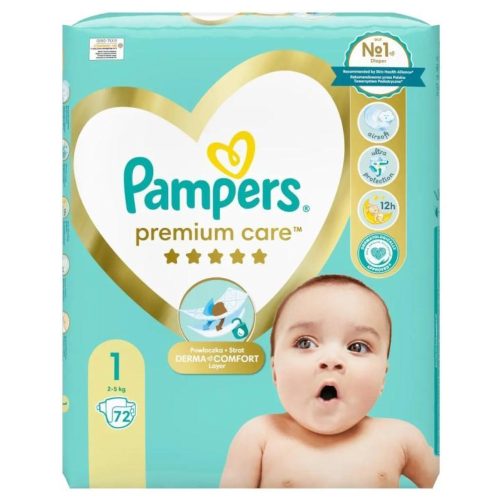 Pampers Premium Care 1 nadragpelenka 2-5kg 72db