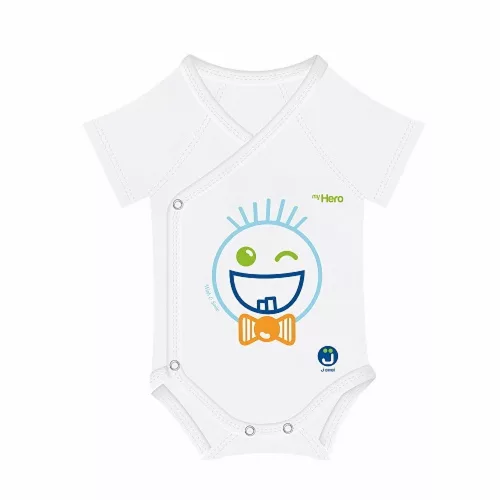 J Bimbi kombidressz koraszülött biopamut 44-62 cm My Hero 4 Season Boy 10743