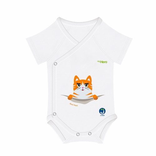 J Bimbi kombidressz koraszülött biopamut 44-62 cm My Hero 4 Season Cat 10746
