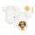 J Bimbi kombidressz 0-36 hó biopamut 4 Seasons Jungle Lion 10852