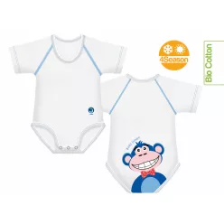   J Bimbi kombidressz 0-36 hó biopamut 4 Seasons Jungle Monkey 10853