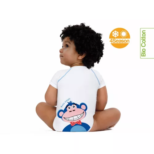 J Bimbi kombidressz 0-36 hó biopamut 4 Seasons Jungle Monkey 10853