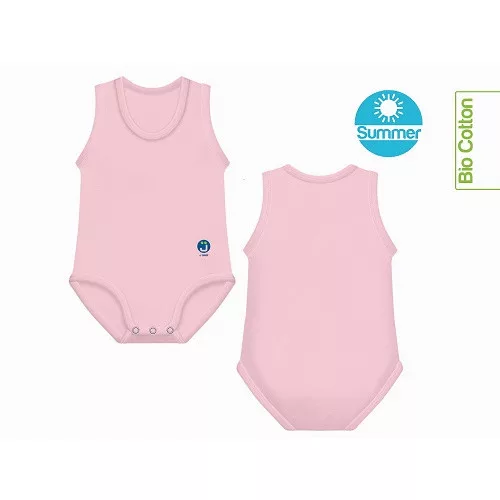 J Bimbi kombidressz 0-36 hó biopamut Summer pink 10861