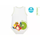 J Bimbi kombidressz 0-36 hó biopamut Summer Tropical Papagáj 10865