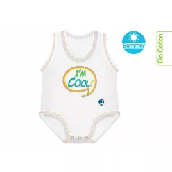 J Bimbi kombidressz 0-36 hó biopamut Summer I m Cool 10992