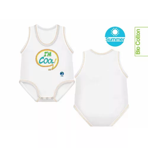 J Bimbi kombidressz 0-36 hó biopamut Summer I m Cool 10992