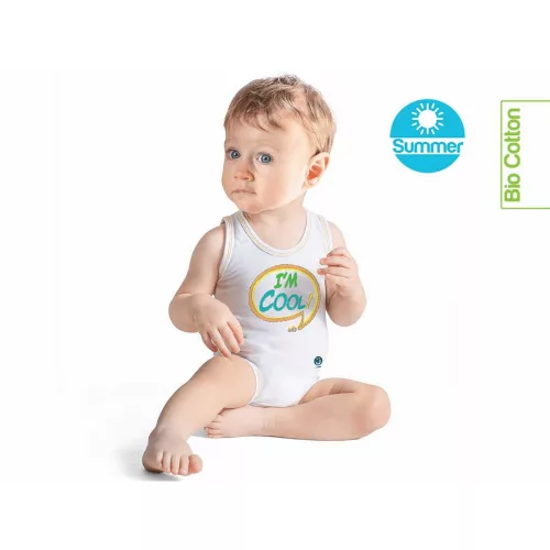 J Bimbi kombidressz 0-36 hó biopamut Summer I m Cool 10992