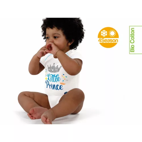 J Bimbi kombidressz 0-36 hó biopamut 4 Seasons Little Prince 10998