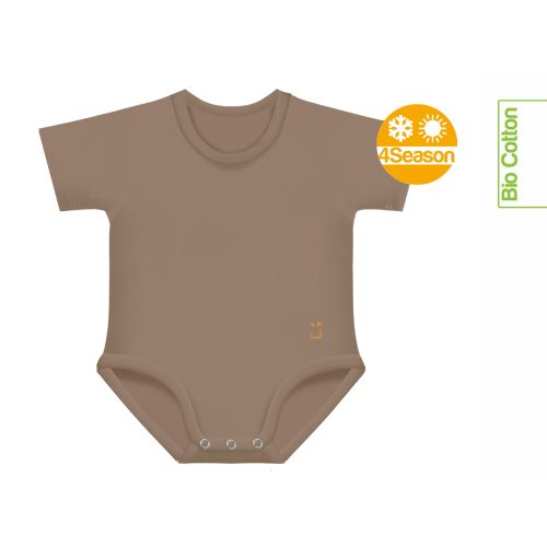 J Bimbi kombidressz 0-36 hó biopamut 4 Seasons barna 12023