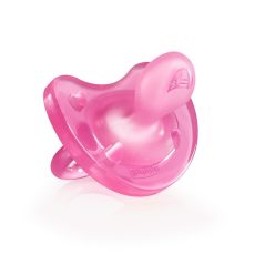   Chicco Physio Soft csupa-szilikon cumi - 6-12 hó rózsaszín