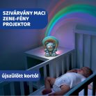 Chicco Rainbow Bear - Szivárvány maci zene-fény projektor elemes