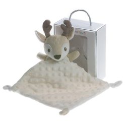   Gamberritos szundikendő plüss buborékos anyagú bézs szarvas 10770