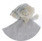 Gamberritos szundikendő plüss maci és csillagmintás hálósapkás maci szürke 10877