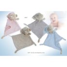 Gamberritos szundikendő plüss maci és csillagmintás hálósapkás maci rózsaszín 10877