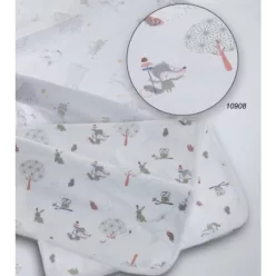 Gamberritos takaró pamut rókás 80x80cm 10908