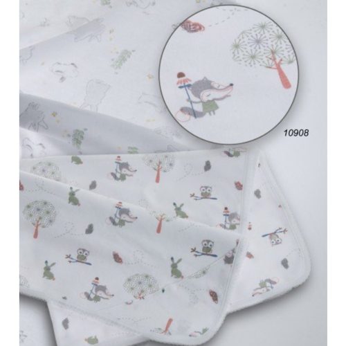 Gamberritos takaró pamut rókás 80x80cm 10908