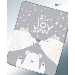 Gamberritos takaró szuperpuha 110x140cm szürke 10874