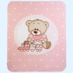   Gamberritos takaró plüss 80x90cm becipzározható rózsaszín 11032