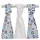 Xkko pelenka bambusz 70x70cm 3db Flower Birds fiús mix BMB070044