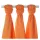Xkko pelenka bambusz 70x70cm 3db narancssárga BMB070014