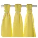 Xkko pelenka bambusz 70x70cm 3db citromsárga BMB070016