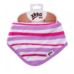 Xkko bambusz nyálkendő patentos lila hullámok