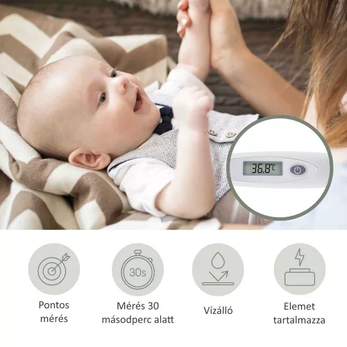 Zopa lázmérő digitális flexibilis 30mp panda ZOP086552